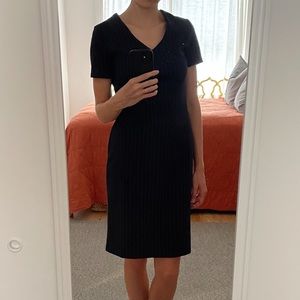 Short sleeve banana republic v-neck dress